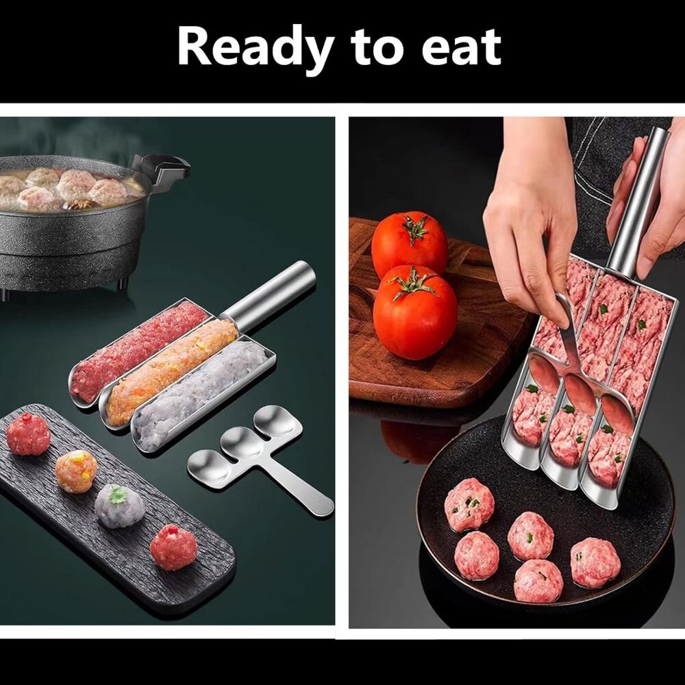 Creative Kitchen Triple Meatball Maker - Picture 4 of 5